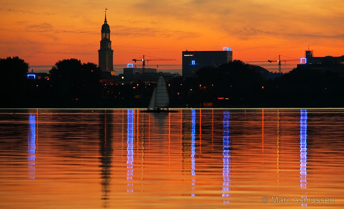 Blue Goals an der Alster