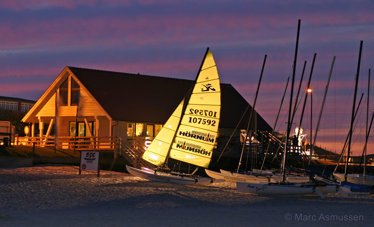 SCC Hörnum Sylt Abendstimmung